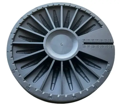 Gutta Percha Organiser With Scale (Autoclavable)