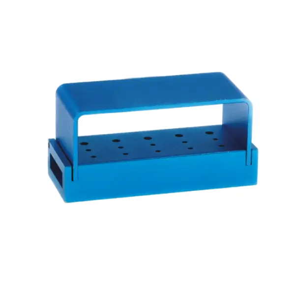 Metal bur box 15 holes (Blue)