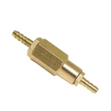 Straight connector valve