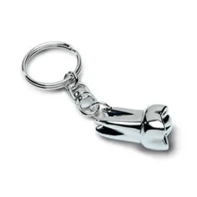 Dental Silver Molar Keychain