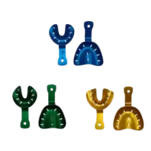 Dental Aluminium Perforated Trays Edentulous