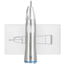 Dental  low speed handpiece 1: 1 Inner Waterway Optical Fiber Dental Straight Low Speed Handpiece with Welded Water Pipe